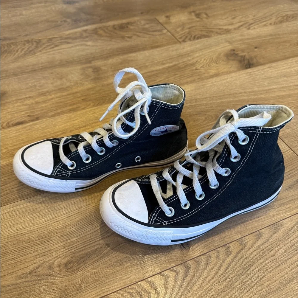 Converse Chuck Taylor All Star Canvas Black/White M9160C US Men 3.5 Women’s 5.5 - Picture 4 of 10